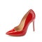 Red high heel women classic shoes