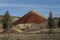 Red Hill, located in Painted Hills area of Oregon, USA