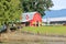 Red Hobby Barn and Pasture
