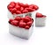 Red hot candies heart shaped tins