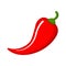 Red hot chilli pepper icon