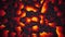 Red-hot lava magma background, abstract 3D illustration wallpaper, dark matter, way to hell, halloween