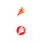 Red hot natural chili icon vector Illustration