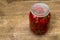 Red and hot peppers preserved in vinegar