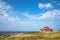 Red house of Iles de la Madeleine