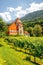 Red house in Liechtenstein