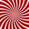 Red Hypnosis Spiral Pattern. Optical illusion.