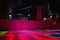 Red illuminated disco dance floor