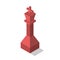 Red isometric king