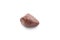 Red jasper mineral on the white background