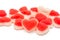 red jelly hearts