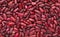 Red kidney bean texture background