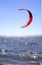 Red Kite Surfer Sail