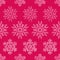 Red Lace Christmas Snowflakes Geometric Textile