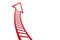 Red ladder arrow graphic