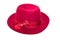 Red ladies hat