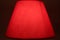 Red lamp cover