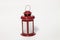 Red lantern close-up on a white background, clipart