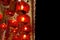 Red Lanterns Hanging on Ceiling in Chinatown