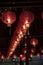 Red lanterns, oriental charm