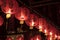 Red lanterns, oriental charm