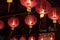 Red lanterns, oriental charm