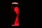 Red lava lamp photography