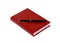 Red leater notepad and business pen