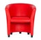 Red leather armchair