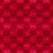 Red leather background with golden buttons