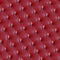 Red leather spike design upholstery