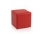 Red leather stool