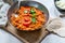 Red lentil dhal curry