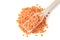 Red Lentils Red Masoor, masoor Dal. Red Lentils with wooden spoon