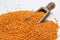 Red lentils source of vegetable protein and omega-3