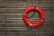 Red life buoy