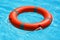 Red lifebuoy pool ring float