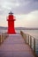 Red lighthouse of Ancona, Italy