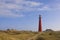 Red Lighthouse in Dunes at Schiermonnikoog