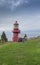 Red lighthouse Gaspe Quebec