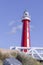 The Red Lighthouse of Scheveningen Beach in The Hague Netherlands