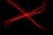 The red ligth on black abstract background