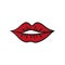 Red lips icon.