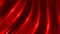 Red liquid chrome waves background, shiny and lustrous metal pattern texture, silky 3D illustration