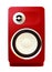 Red loud speaker
