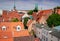 Red Luebeck, View of the old city.