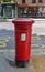 Red mailbox in London