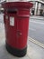 Red mailbox in London