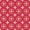 Red mandala floral creative seamless design