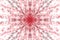 Red mandala style background picture